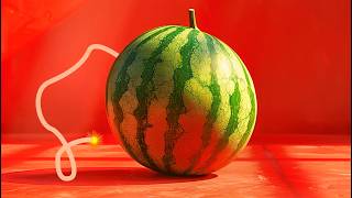 1 Minute Bomb Timer 🍉 Exploding Watermelon Bomb 💣