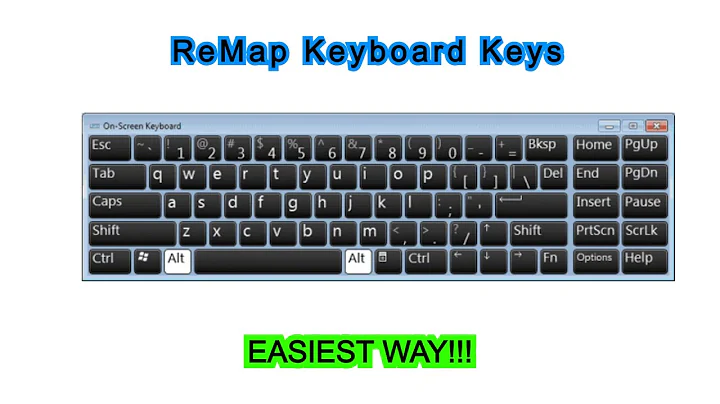 How To Remap Keys In Windows (EASIEST WAY)