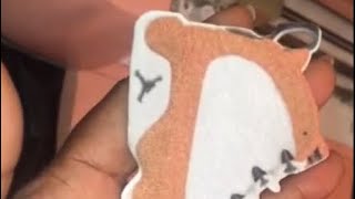 DIY Jordan car air freshener