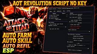 *BEST* Attack On Titan Revolution Script – *NO KEY* Instant Kill, Auto Farm, Auto Raid, Kill Aura!