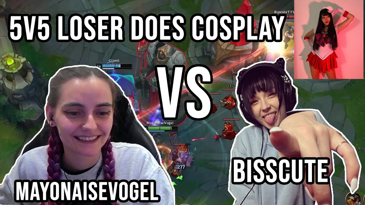 ARAM community battle vs Bisscute loser has to do cosplay