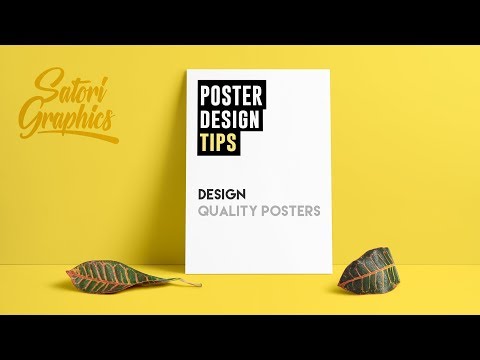 Video: How To Arrange A Poster