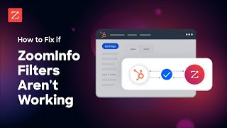Zoominfo Hubspot Integration Quick Fix For Filter Permission Issues Tutorial