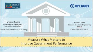 Measure What Matters to Improve Government Program and Service Effectiveness