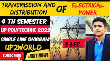 Single line diagram | (TDEP) | 4th sem. |Up polytechnic 2022 |