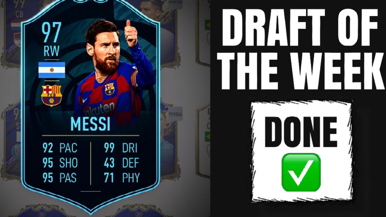 *97 MESSI POTM* DRAFT OF THE WEEK (DONE)!! /PACYBITS 20