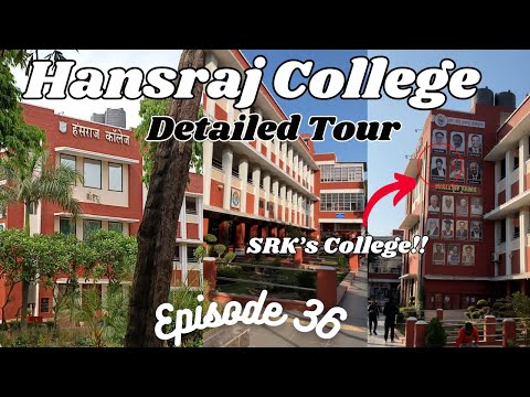 Hansraj College Detailed Campus Tour || North Campus Delhi University 🎓 ...