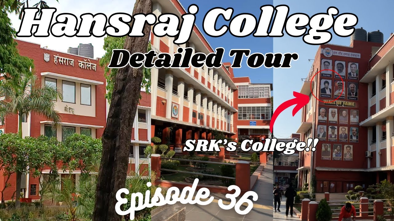 Hansraj College Detailed Campus Tour || North Campus Delhi University 🎓 ...