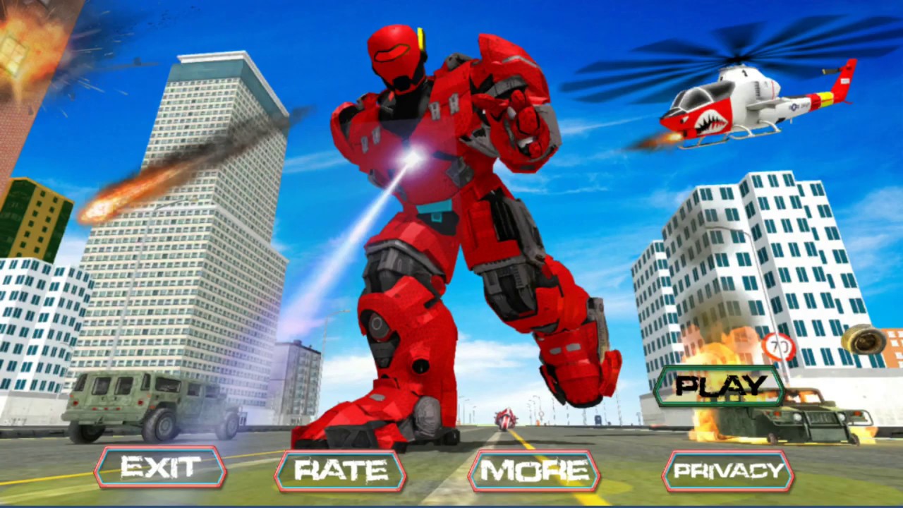 Real Transmute Robot Car City Rescue Mission | New Android GamePlay | By Game Crazy