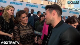 Eva Longoria Jokes About Giving Birth at ‘Overeboard’ Premiere