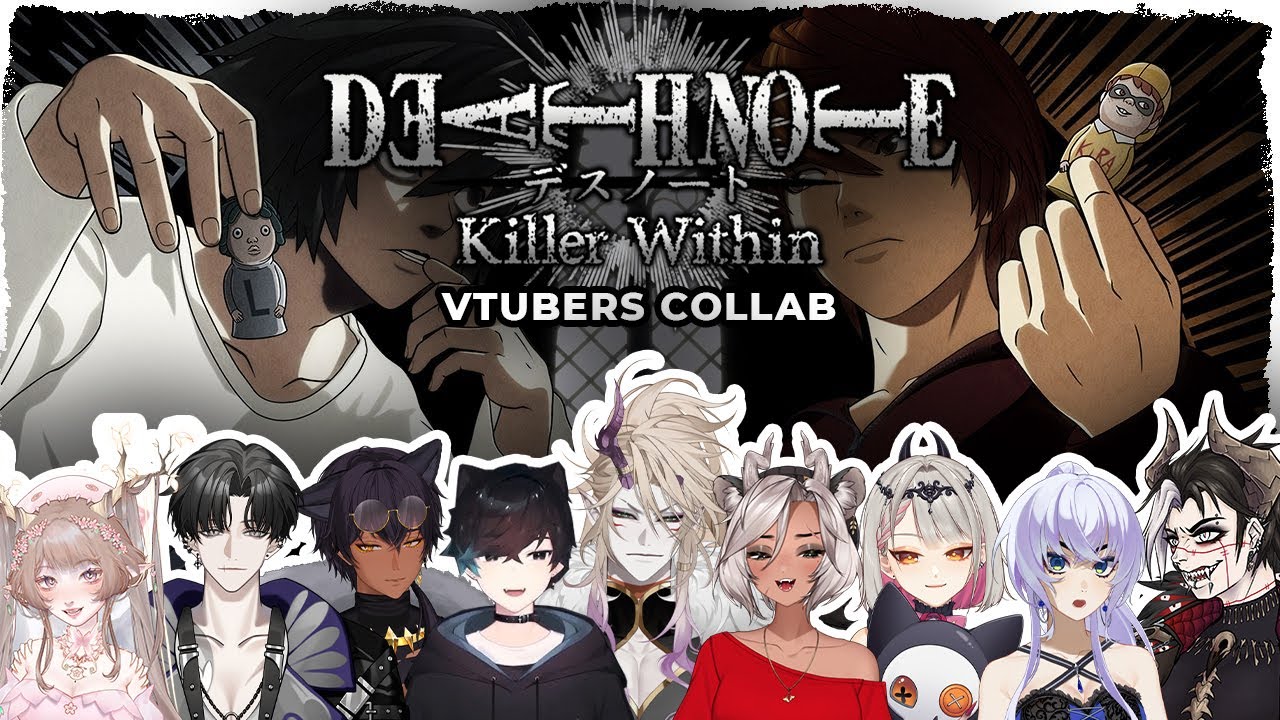 [ Death Note: Killer Within ] Vtubers Collab! w/ Sykkuno, Sansin ...
