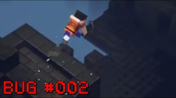 Minecraft Dungeons Beta Testing : Falling bricks fall when jumped over from height [Bug Report #002]