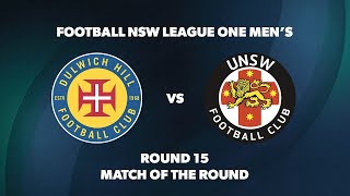 League One NSW Men's Round 15: Dulwich Hill v UNSW FC