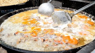 태국의 홍합 오믈렛 달인 - Thai Street Food