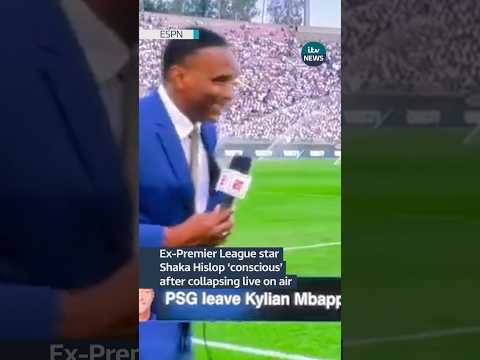 Shaka Hislop collapses