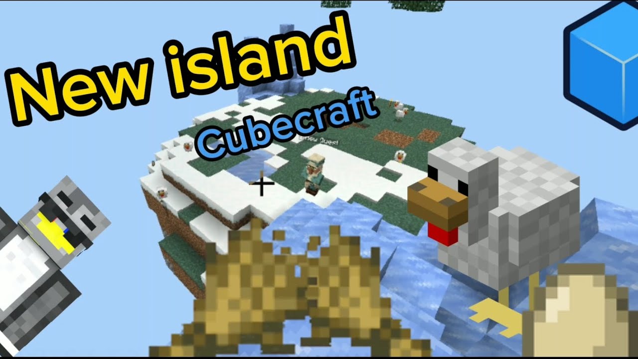 finally New island in cubecraft Skyblock | Let's play | #4 - YouTube