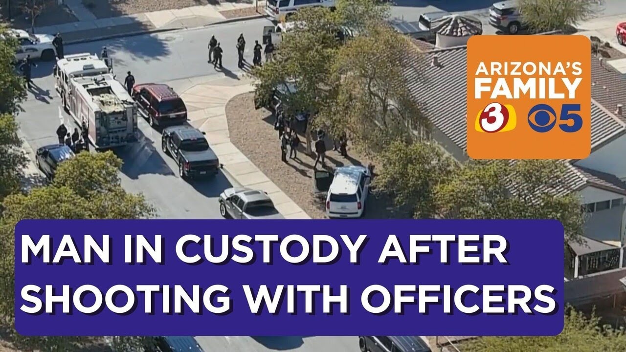 Man in custody after shooting involving officers in Phoenix - YouTube