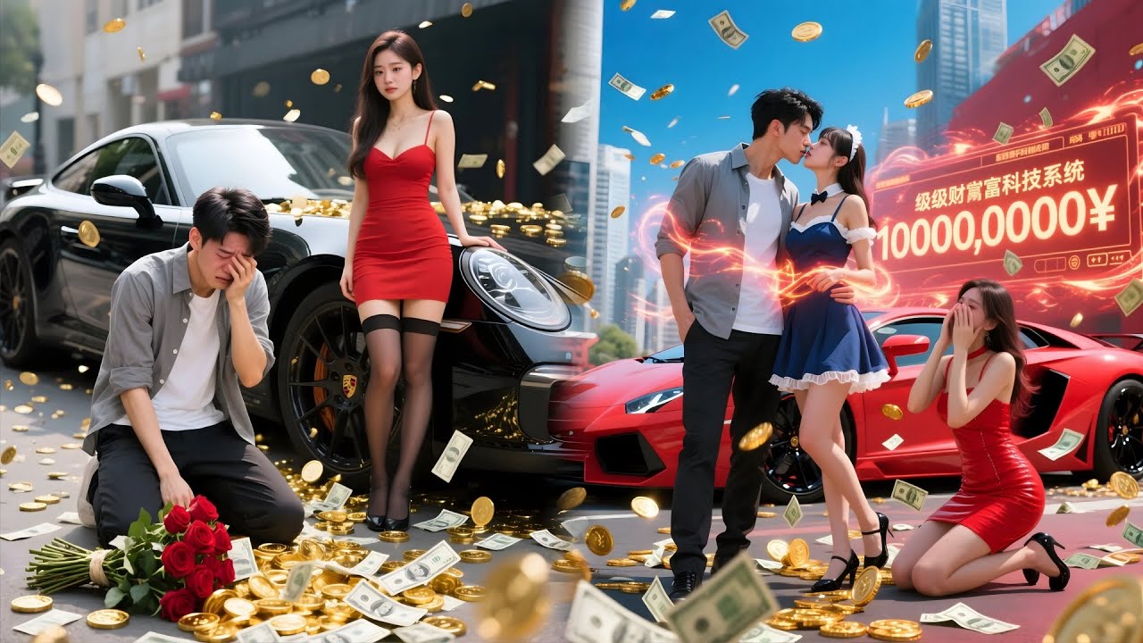 Joven pobre aband/novia Renac prevé futuro—metió 1B$,dólares para convertirse en magnate—casó guapa.