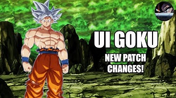 DBFZ New Patch Changes (v1.32) - UI Goku