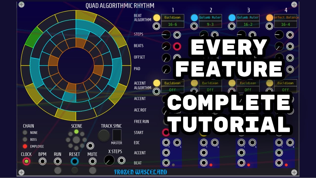 Frozen Wasteland Quad Algorithmic Rhythm Generator Every Feature ...
