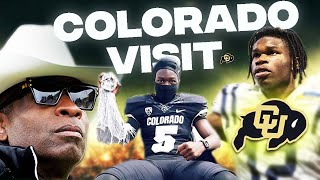 Colorado Football Visit 5 STAR Winston Watkins VLOG!