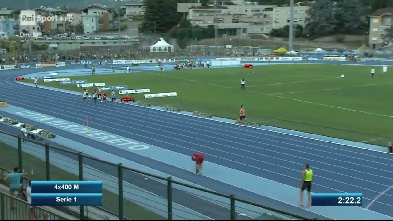 Emanuele Santoro Staffetta 4X400 Campionati Assoluti Italiani di
