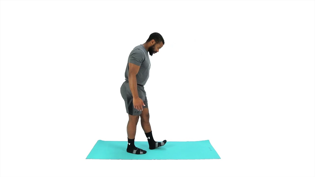 Standing Calf Stretch with Knee Extended and Eversion - Vissco