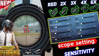 PUBG Sensitivity Settings 2023? BGMI Sensitivity Setting In 2023? PUBG Scope settings 2x 3x 4x 6x 8x