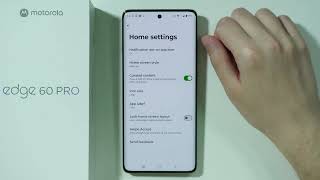 Motorola Edge 60 Pro: How to Turn ON/OFF Google News Page in Home Screen screenshot 5