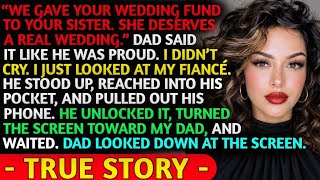 Dad Gave My Wedding Fund To My Sister—“She Deserves It.” Then My Fiancé Stood Up…
