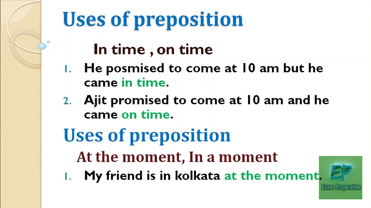 Use Of Preposition In Bangla Pdf