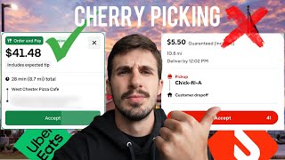 Cherry Picking DoorDash Orders / Uber Eats - Friday Dinner Shift