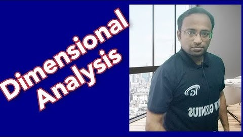 Dimensional analysis-Lecture 3 PART-2 #physics