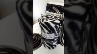 Fleece Throw Zebra Print Price 2.50 Each Walmart Haul