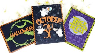 Create Dimensional Halloween Backgrounds with Stencils & Paper Glaze Luxe