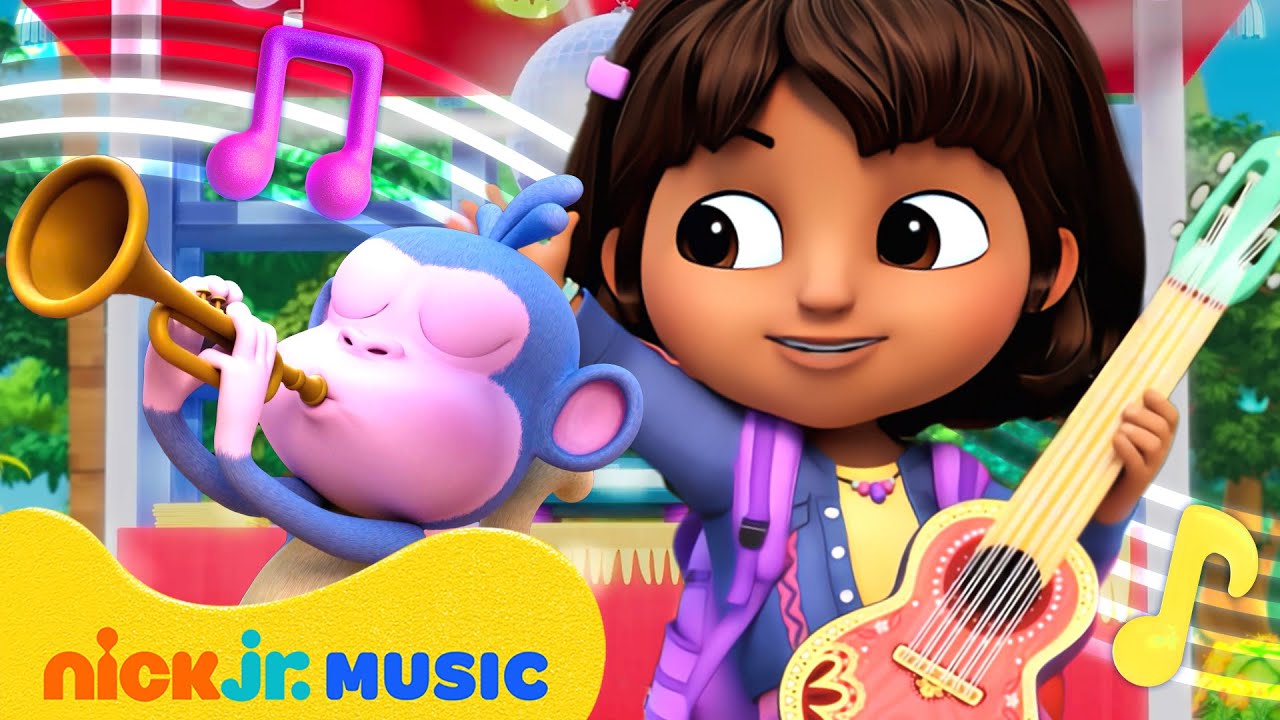 Dora the Explorer New Music Marathon w/ Boots, Backpack, Swiper & MORE! | Nick Jr. Music