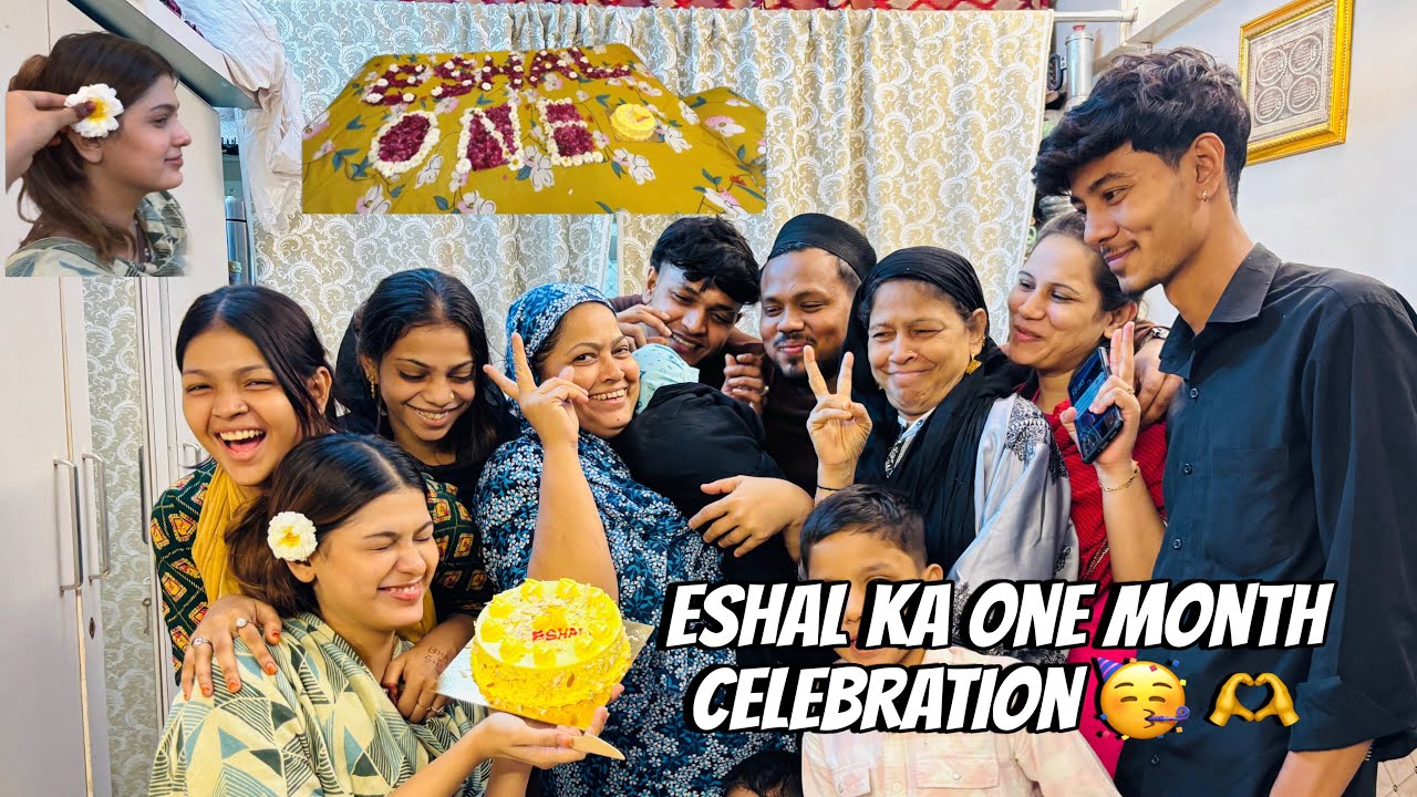 Eshal ka one month celebration 🎉 ❤️ | SARAH’S VLOG