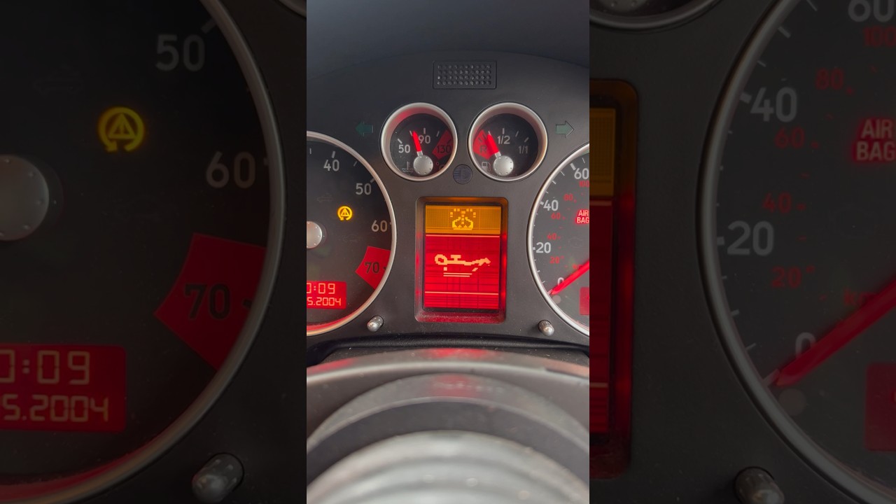 Any Idea What This Warning Light On The Display Is? Audi TT, 54 OFF