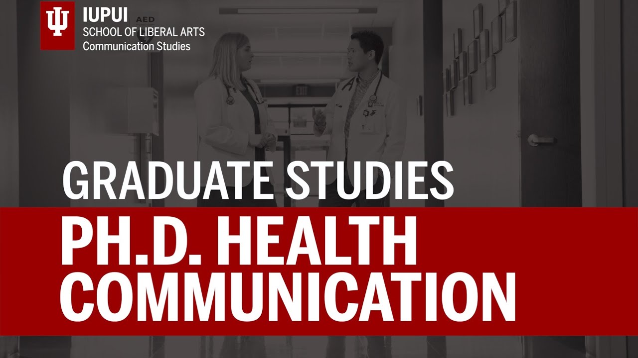 phd in health communications