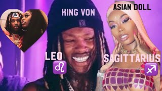 Asian Doll & King Von 💙 PT.2| DARK ZODIAC SIGNS | Sweetz Astrology