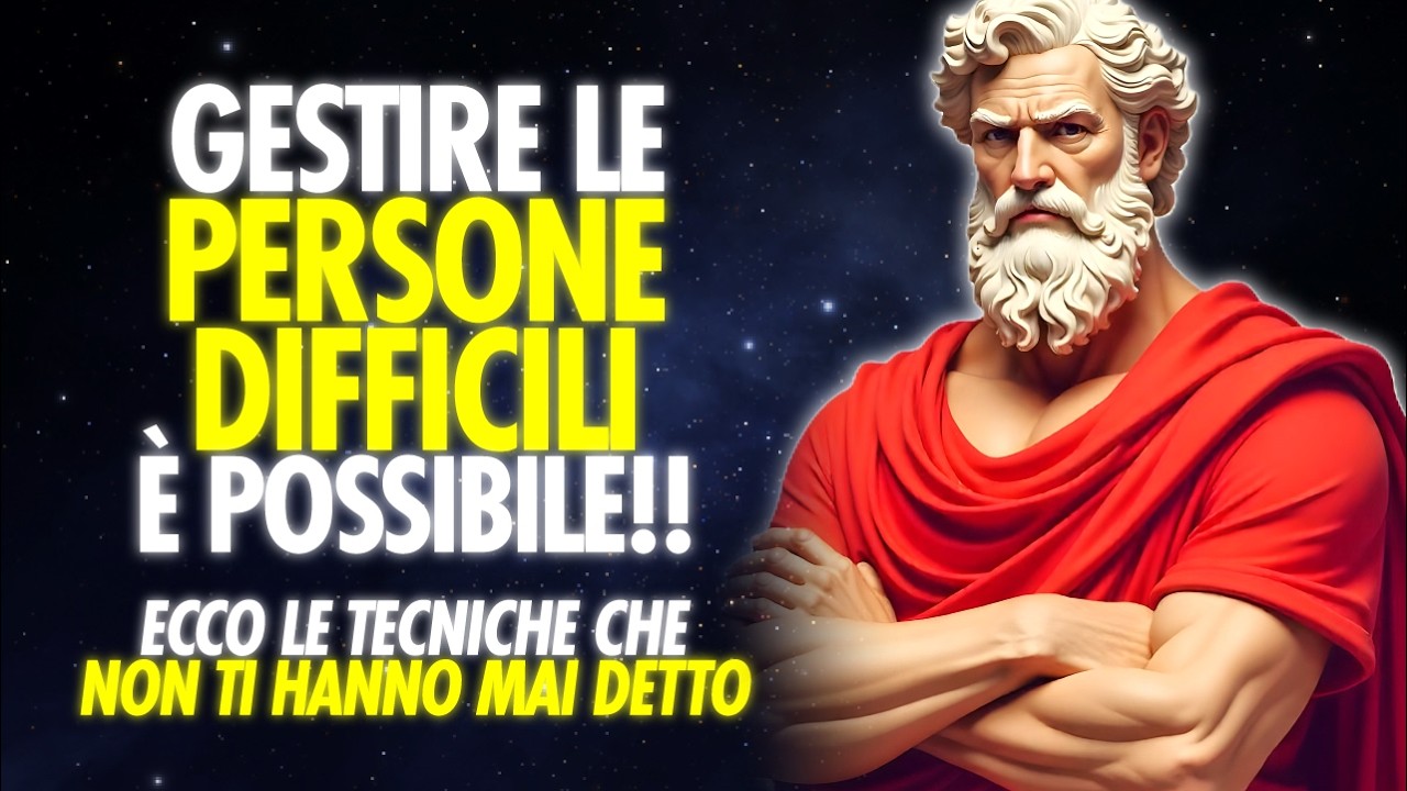 10 LEZIONI STOICHE PER NON PERDERE IL CONTROLLO CON PERSONE DIFFICILI | Stoicismo