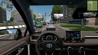 City Car Driving 2021 Toyota RAV4 Prime | Casual Driving, Autobahn Test screenshot 4