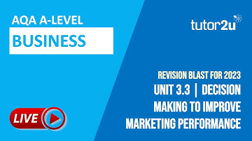 Unit 3.3 Marketing | AQA A-Level Business 2023 Revision Blast