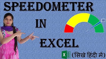 Speedometer Chart in Excel | Excel Chart and Infographics | Excel Infographics in Hindi (PART-1)