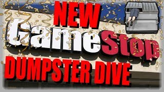 NEW YEARS EVE Gamestop Dumpster Dive!!!