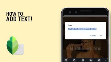How to Add a Text in Snapseed [EASY]