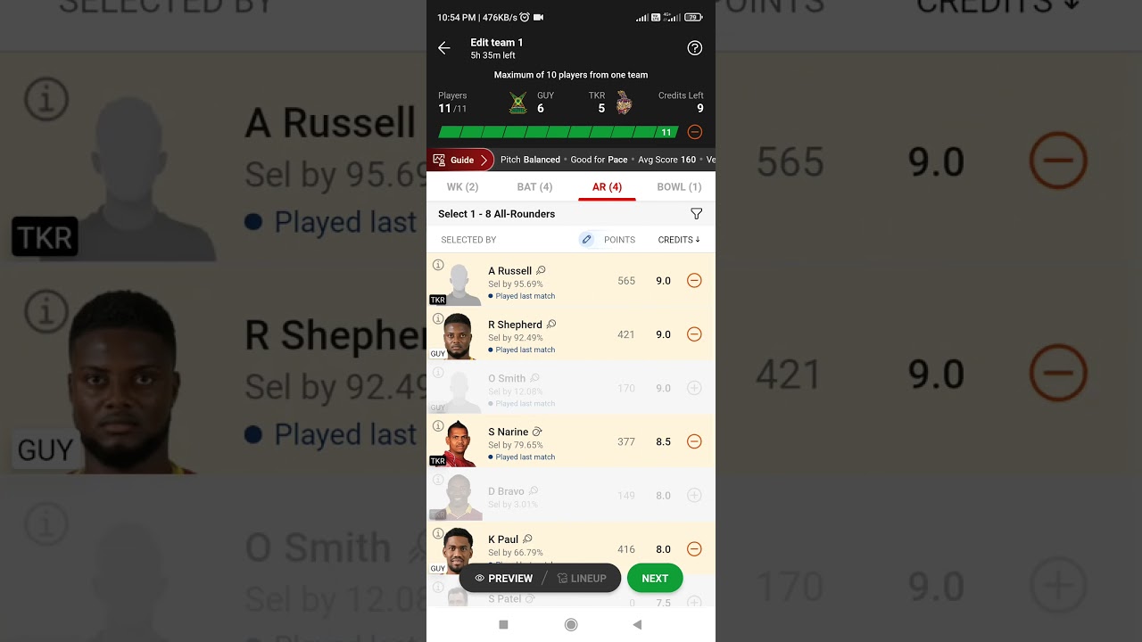 GUY VS TKR DREAM 11 PREDICTION || CPL T20 || GUY VS TKR DREAM 11 TEAM PREDICTION ||