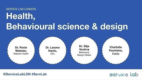 Health, Behavioural science & Design