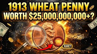 1913 Wheat Penny Value? Rare Lincoln Cent Worth Money! #rarecoins #uscoins 