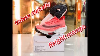 nike alphafly mango